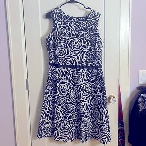 B/W Rose Tank Dress 🥀